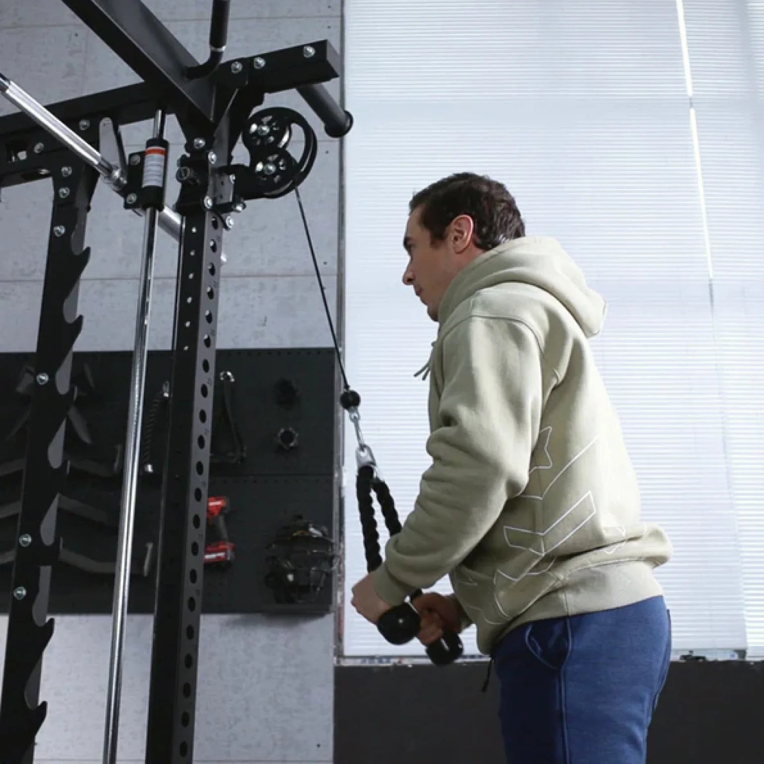 Major Fitness B52 All-In-One Home Gym Smith Machine - Tactical Black