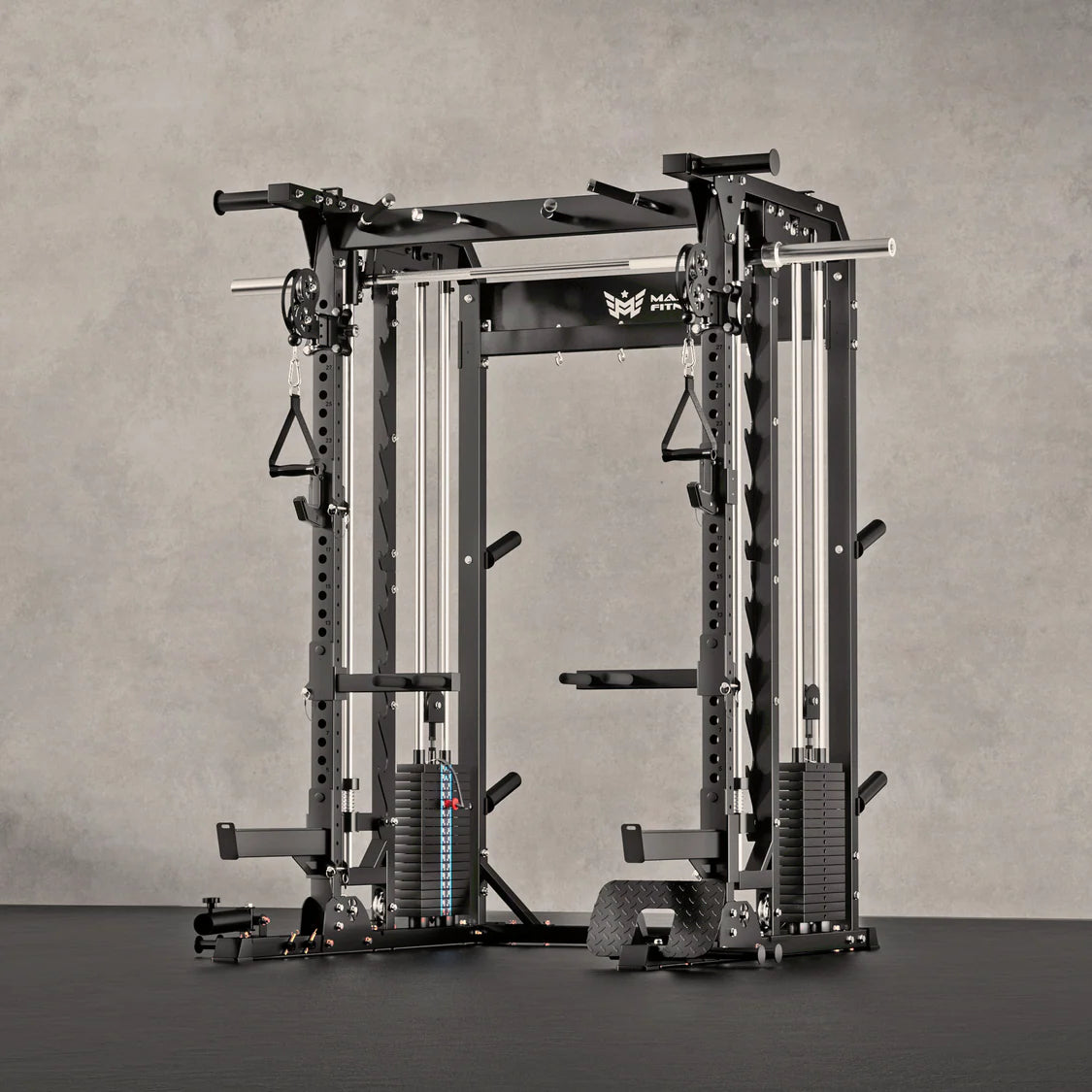 Major Fitness B52 All-In-One Home Gym Smith Machine - Tactical Black