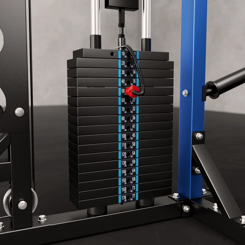 Major Fitness B52 All-In-One Home Gym Smith Machine - Patriot Blue