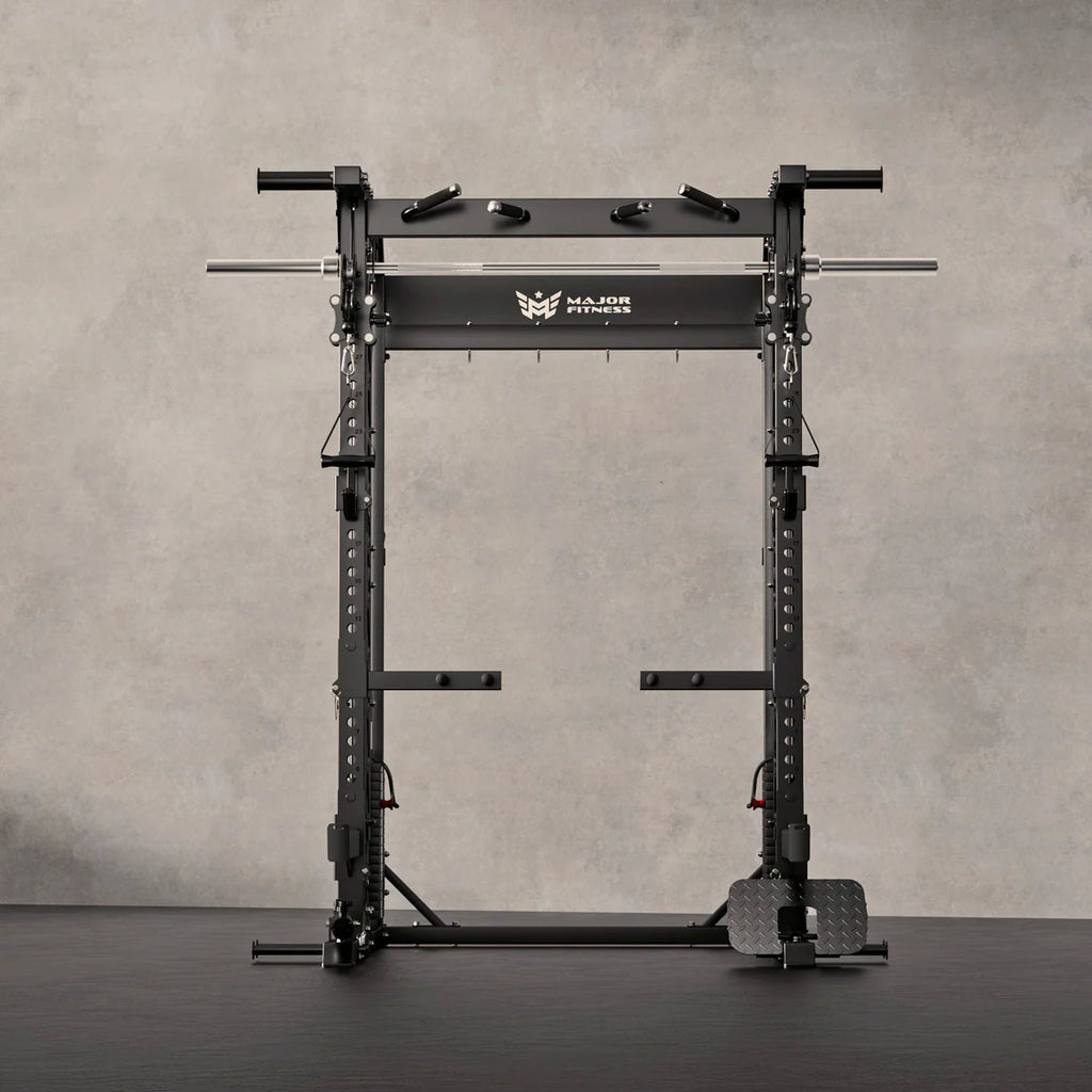 Major Fitness B52 All-In-One Home Gym Smith Machine - Tactical Black
