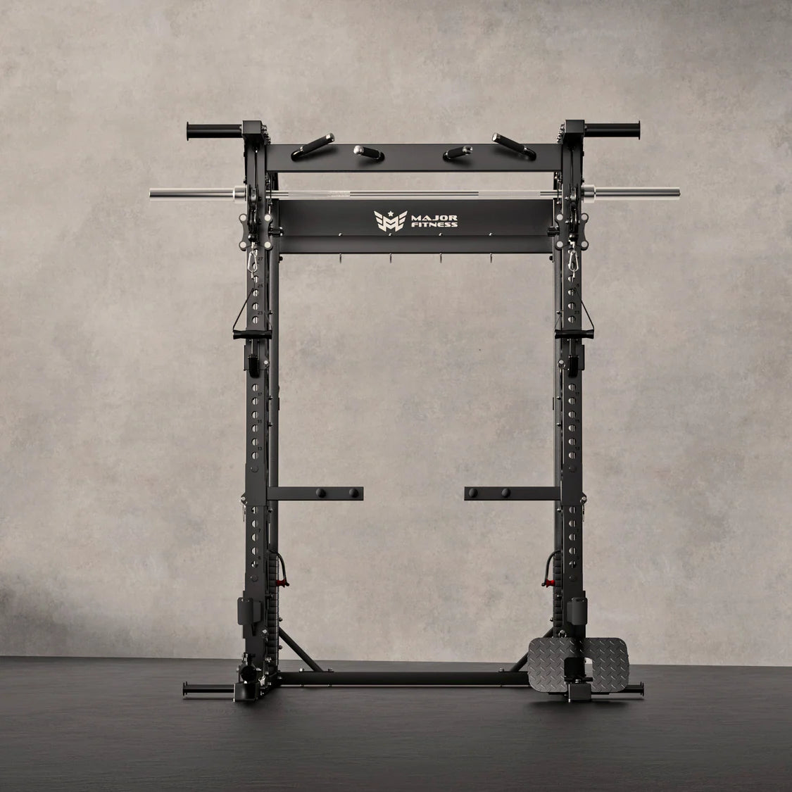 Major Fitness B52 All-In-One Home Gym Smith Machine - Tactical Black